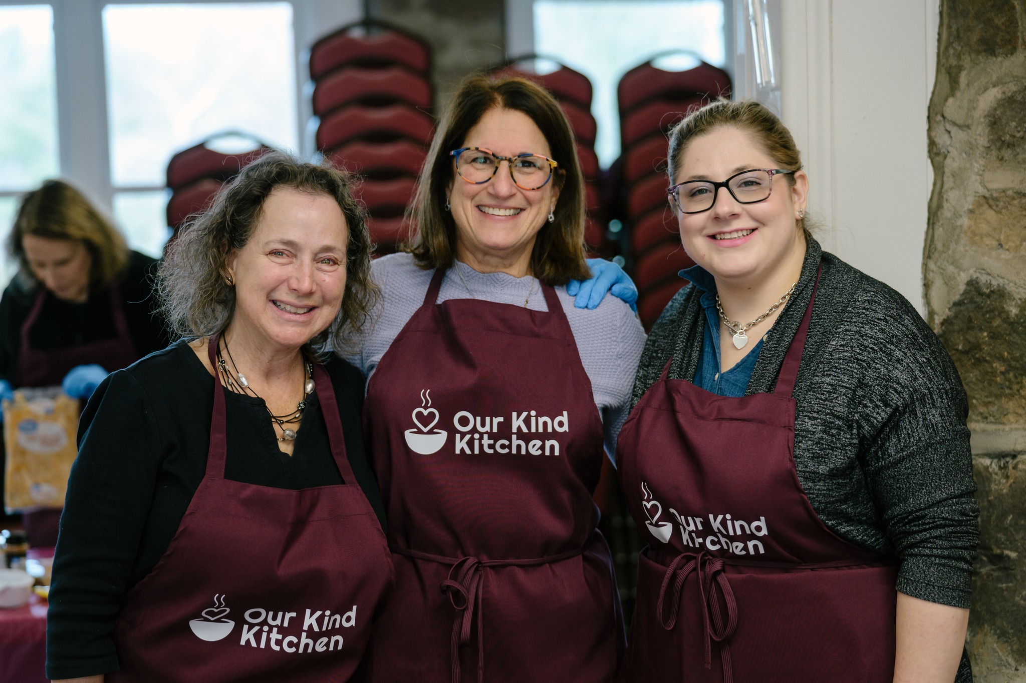 Volunteers in Yardley Kitchen of Kindness